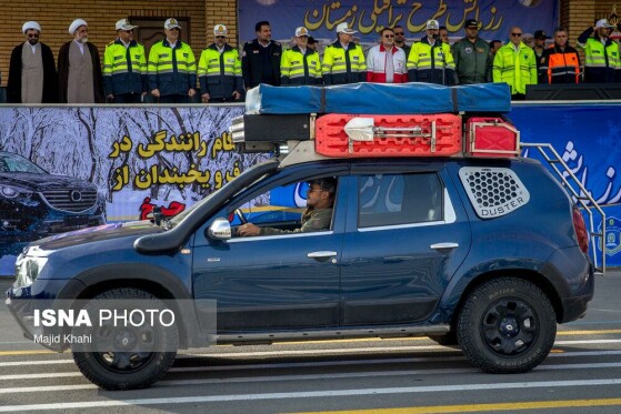رزمایش طرح ترافیکی زمستانی ۱۴۰۴