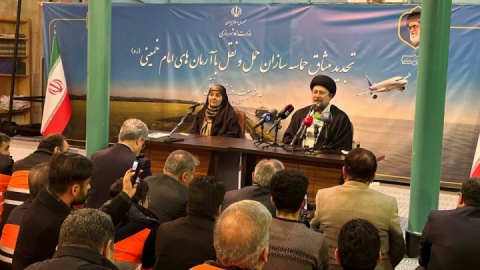 گزارش تصویری/ تجدید میثاق حماسه‌سازان حمل‌ونقل با آرمان‌های امام خمینی(ره)