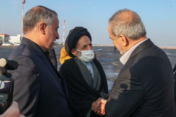 ورود پزشکیان به بیرجند