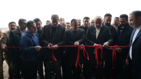 افتتاح تصفیه‌خانه فاضلاب در بوئین زهرا