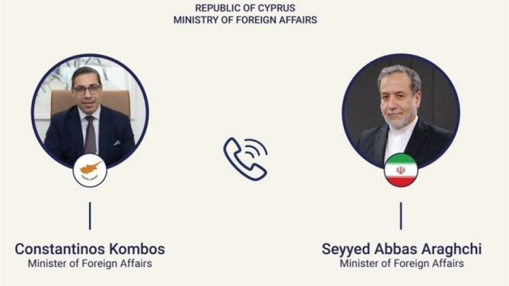 پیام وزیر خارجه قبرس درباره تماس تلفنی با عراقچی