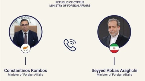 پیام وزیر خارجه قبرس درباره تماس تلفنی با عراقچی