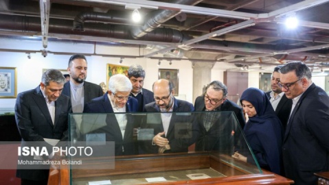 گزارش تصویری/ بازدید معاون اول رئیس‌جمهور از سازمان اسناد و کتابخانه ملی