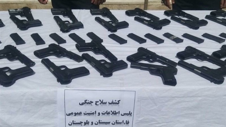 ­کشف ۱۵۰ قبضه سلاح در سیستان‌وبلوچستان