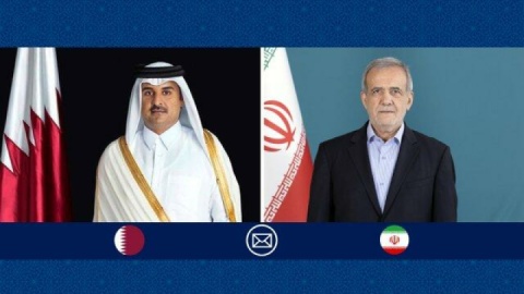 پیام تبریک پزشکیان به امیر قطر