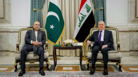 رؤسای جمهور عراق و پاکستان بر تقویت روابط تأکید کردند