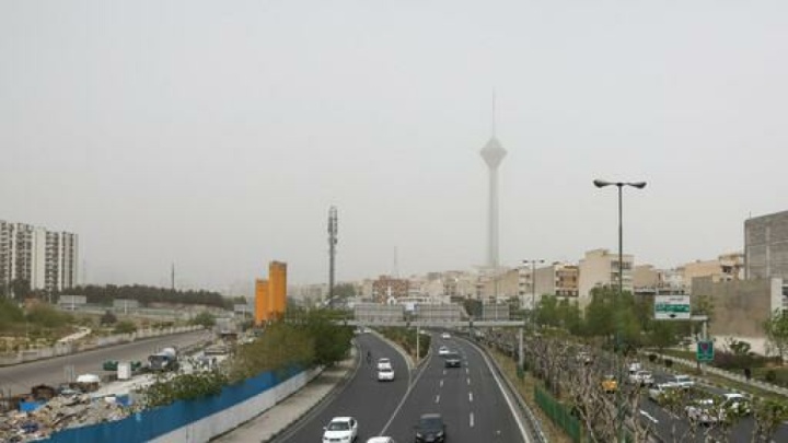 هوای تهران آلوده و ناسالم است