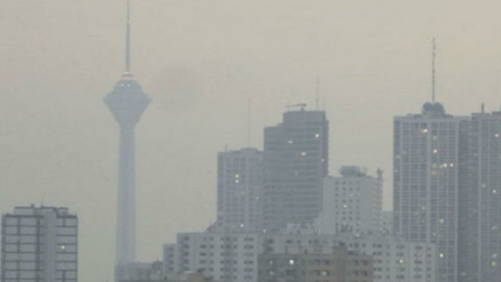 هوای تهران نارنجی است/ شاخص روی ۱۴۹