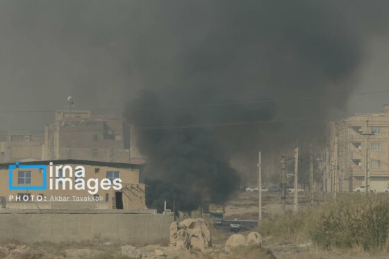 پایتخت زیر ابری از دود