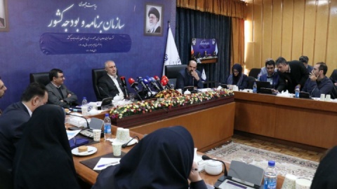 گزارش تصویری/ نشست خبری رئیس سازمان برنامه و بودجه