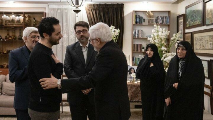 دیدار معاون اول رئیس‌جمهور با خانواده اشرف بروجردی