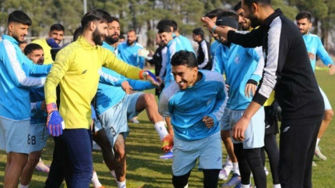 تمرین تاکتیکی استقلال پیش از دیدار گلگهر