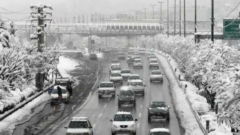 بارش پراکنده برف و باران در اغلب نقاط کشور