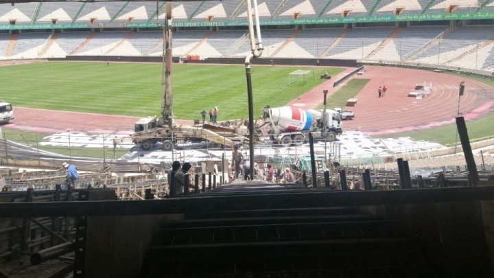 احتمال تکمیل بازسازی ورزشگاه آزادی تا فصل آینده