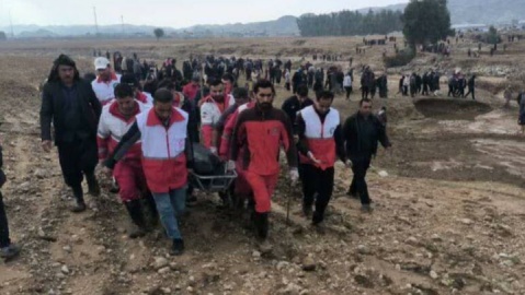 ۵ مفقودی و ۴ قربانی در سیلاب ایذه و باغملک