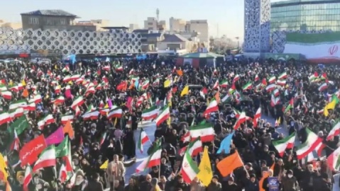 فیلم/ آغاز مراسم حماسه نهم دی ۱۴۰۴