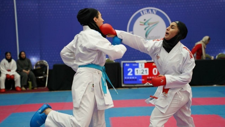 صعود نفرات برتر به مرحله دوم انتخابی تیم ملی کاراته بانوان