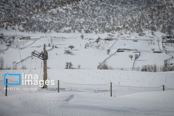 همکاری نیروهای مردمی و صنعت برق در رفع خاموشی روستاهای برفی بانه و سقز