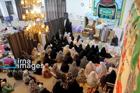 مراسم معنوی اعتکاف در مساجد بجنورد