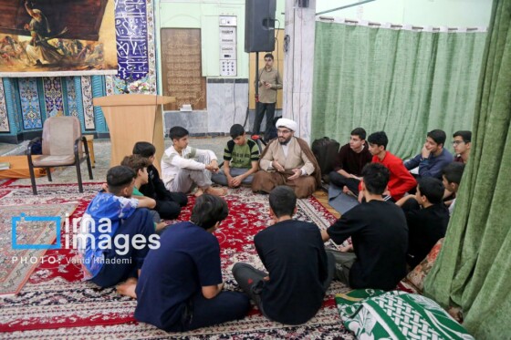 مراسم معنوی اعتکاف در مساجد بجنورد