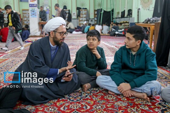 مراسم معنوی اعتکاف در مساجد بجنورد