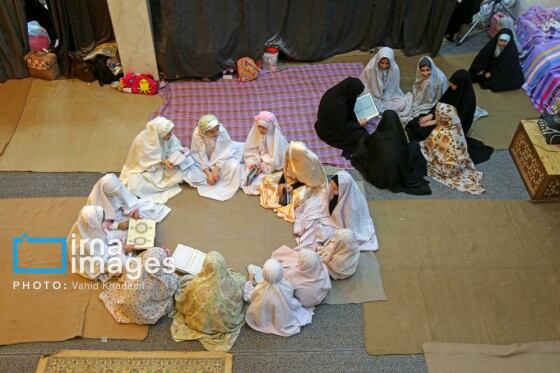 مراسم معنوی اعتکاف در مساجد بجنورد