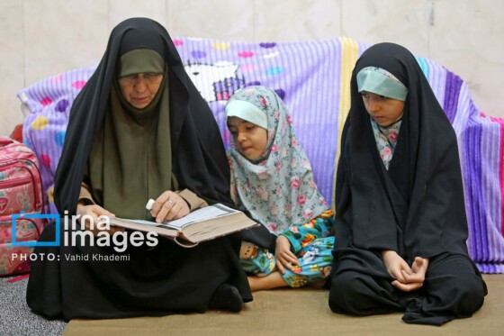 مراسم معنوی اعتکاف در مساجد بجنورد