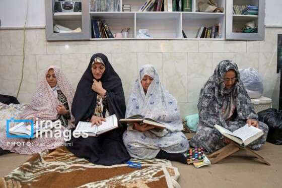 مراسم معنوی اعتکاف در مساجد بجنورد