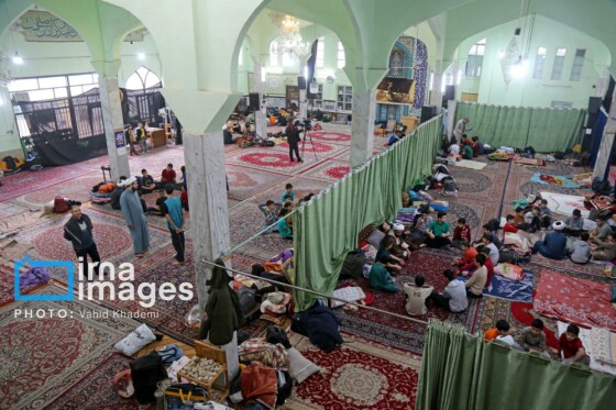 مراسم معنوی اعتکاف در مساجد بجنورد