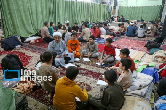 مراسم معنوی اعتکاف در مساجد بجنورد