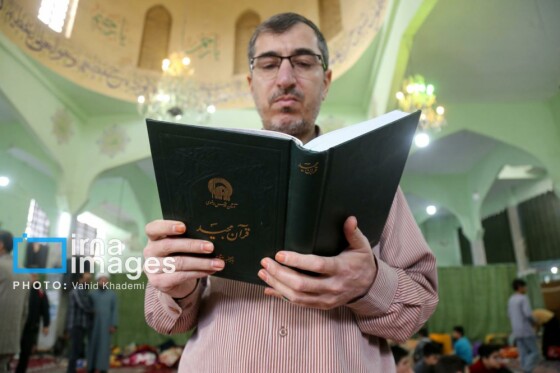 مراسم معنوی اعتکاف در مساجد بجنورد