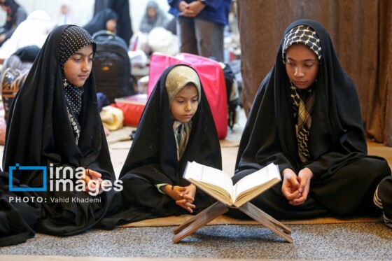 مراسم معنوی اعتکاف در مساجد بجنورد