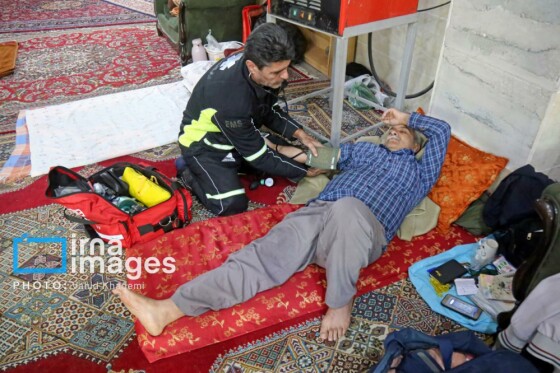 مراسم معنوی اعتکاف در مساجد بجنورد