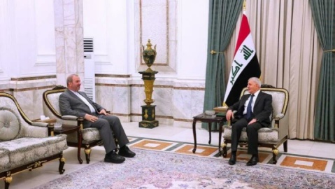 دیدار سفیر ایران در بغداد با رئیس‌جمهور عراق