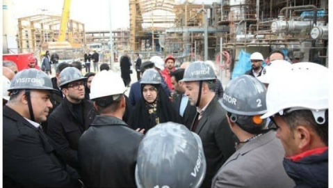 بازدید اعضای فراکسیون محیط زیست مجلس از پالایش نفت تهران