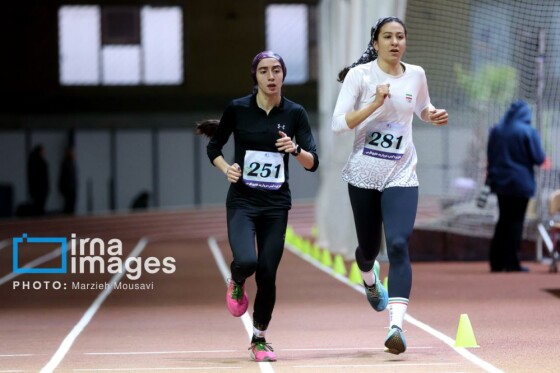 مسابقات دوومیدانی زنان داخل سالن قهرمانی کشور