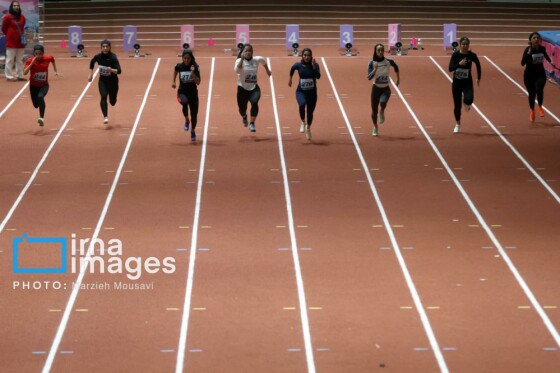 مسابقات دوومیدانی زنان داخل سالن قهرمانی کشور