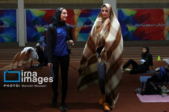 مسابقات دوومیدانی زنان داخل سالن قهرمانی کشور