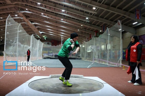 مسابقات دوومیدانی زنان داخل سالن قهرمانی کشور