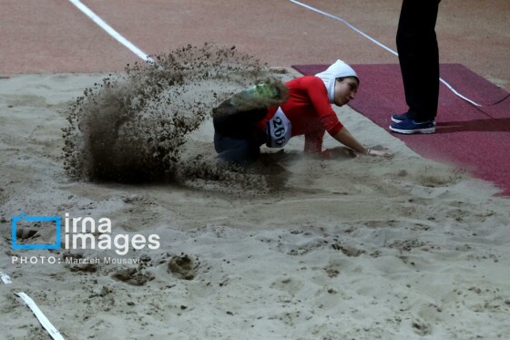 مسابقات دوومیدانی زنان داخل سالن قهرمانی کشور