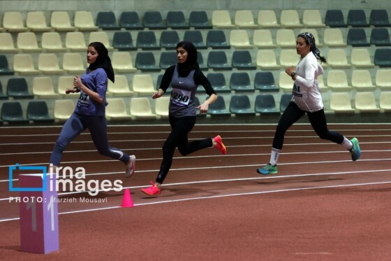 مسابقات دوومیدانی زنان داخل سالن قهرمانی کشور