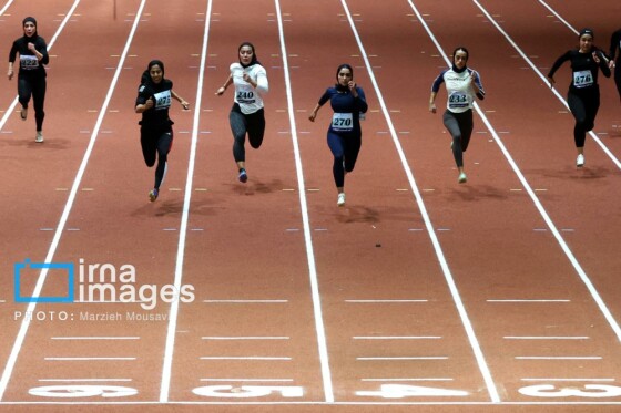 مسابقات دوومیدانی زنان داخل سالن قهرمانی کشور