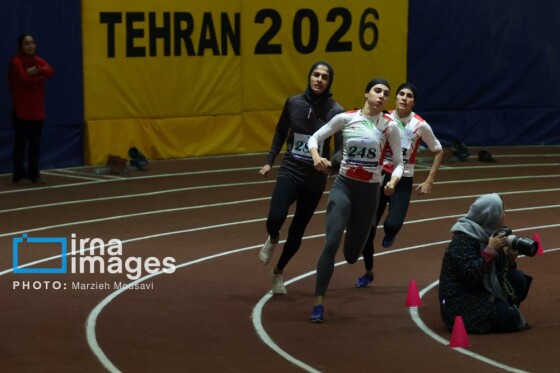 مسابقات دوومیدانی زنان داخل سالن قهرمانی کشور