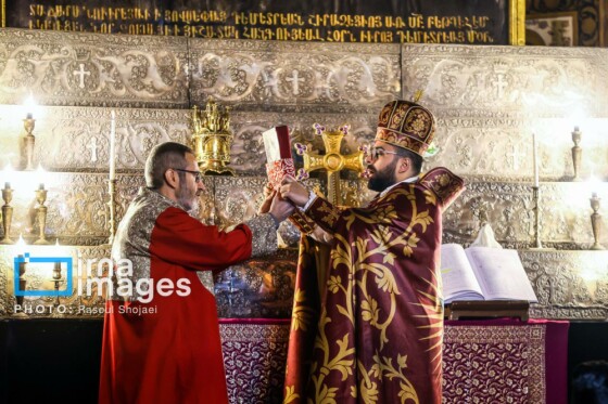 مراسم «تقدس آب و عشای ربانی» در کلیسای بیت اللحم اصفهان