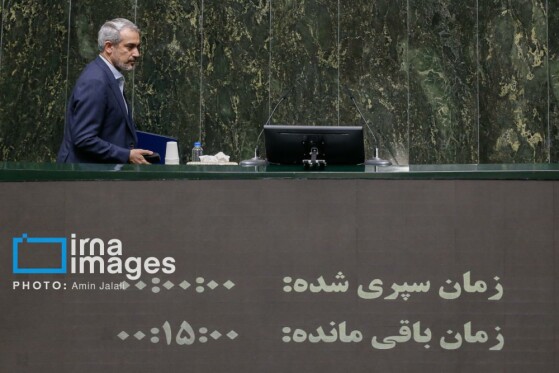 حضور وزیر اقتصاد در جلسه علنی مجلس شورای اسلامی