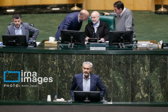 حضور وزیر اقتصاد در جلسه علنی مجلس شورای اسلامی