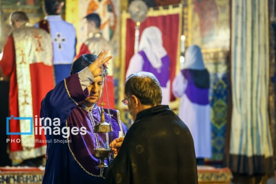 مراسم «تقدس آب و عشای ربانی» در کلیسای بیت اللحم اصفهان