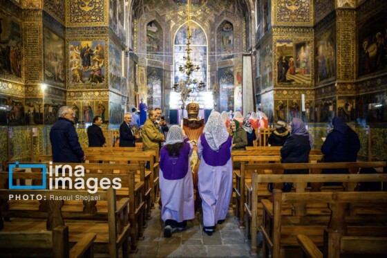 مراسم «تقدس آب و عشای ربانی» در کلیسای بیت اللحم اصفهان