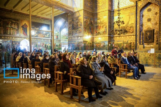 مراسم «تقدس آب و عشای ربانی» در کلیسای بیت اللحم اصفهان