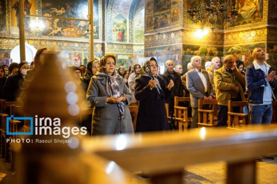 مراسم «تقدس آب و عشای ربانی» در کلیسای بیت اللحم اصفهان